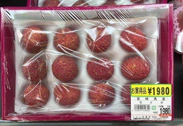 Lô vải thiều Lục Ngạn đầu tiên đã cập bến Nhật Bản